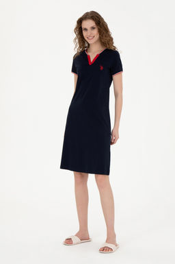 Женская темно-синяя ночная рубашка Неожиданная скидка в корзине - U.s. polo assn фото 11