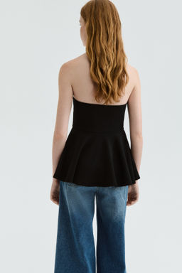Top bandeau con peplum - H&m фото 5
