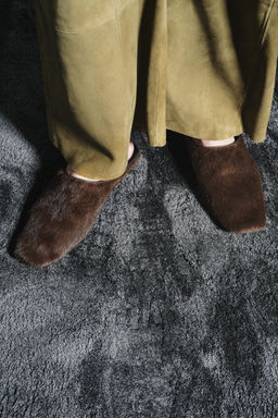 LEATHER MULE SHOES LIMITED EDITION - Zara фото 2