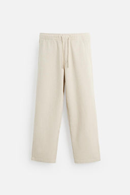 STRIPED JACQUARD TROUSERS - Zara фото 7