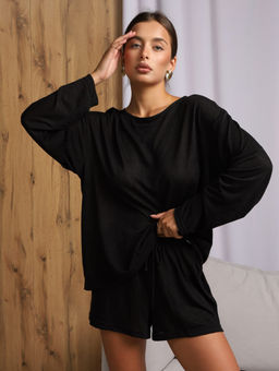 Комплект женский Флам с вискозой Черный