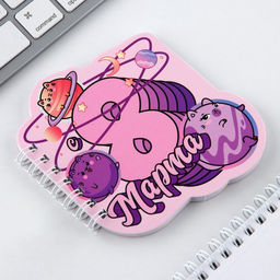 Подарочный набор, блокнот и ручка. 15?21 см 8 марта