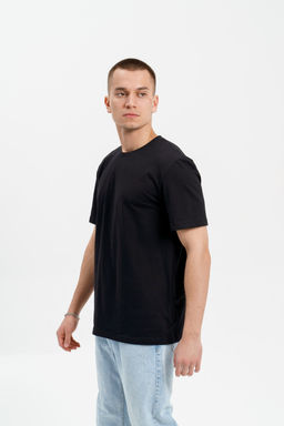 Мужская базовая футболка из 100% хлопка - Solo mio фото 4