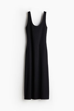 Maxivestido de punto con textura - H&m фото 4