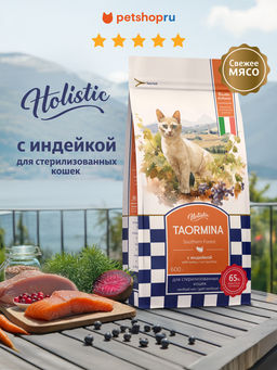 Полнорационный сухой корм для стерилизованных кошек с индейкой Southern Forest