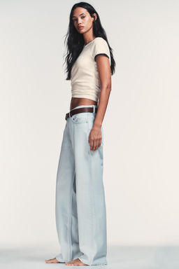 TRF MID-WAIST BAGGY JEANS - Zara фото 18