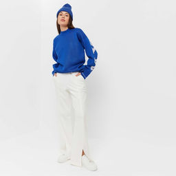 Джемпер женский MIST Knitwear, синий, размер 48-50