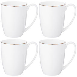 НАБОР КРУЖЕК LEFARD КРИСТАЛ ГОЛД 4 ШТ. 350 МЛ