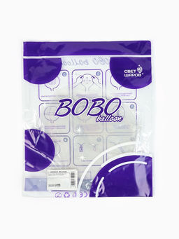 Воздушные шары полимерные 20" Deco Bubble Сфера, 10 шт., горло 7×17 см