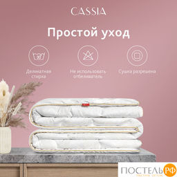 CASSIA ИРЕМ Одеяло 200х220, 1 пр., жаккард хл,виск.шелк/арт-шелк/микрогель Airsoft  фото 24