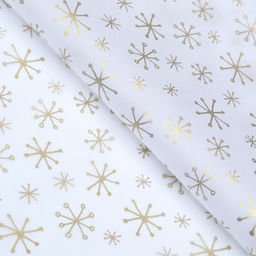 Цена за 20 шт. Бумага упаковочная тишью Снежинки,50 х 66 см - Simaland фото 2