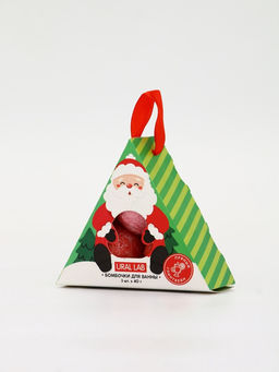 Бомбочки для ванны «Санта», набор 3 шт х 40 г, пряный глинтвейн, URAL LAB