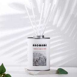 Набор диффузор ароматический Aromame, августовские цветы, 500 мл, круглая банка - Simaland фото 2