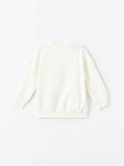 Bisiklet Yaka Bask?l? Erkek Bebek Sweatshirt - Waikiki фото 3