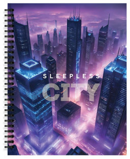 Тетрадь 48 л. А5 клетка, на гребне, офсет БУКВЫ ГОРОДА мелованный картон, ВД-лак - Buro фото 4