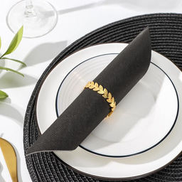 Кольцо для салфетки Лоза, 4,52,5 см, цвет золотой - Simaland фото 2