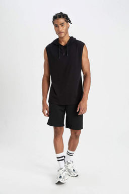 DeFactoFit Майка приталенного кроя с капюшоном  фото 2