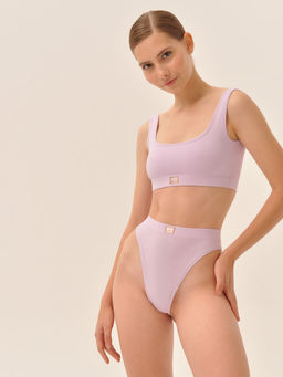 Стринги с высокой посадкой из хлопка - My фото 49