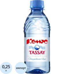 Вода питьевая TASSAY Комус негаз ПЭТ 0,25 л