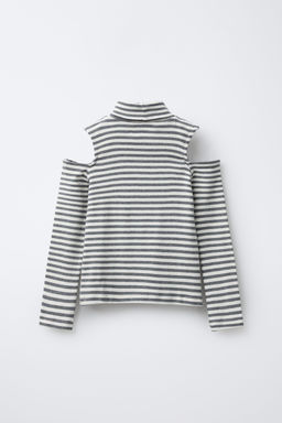TURTLENECK CUT-OUT T-SHIRT - Zara фото 2