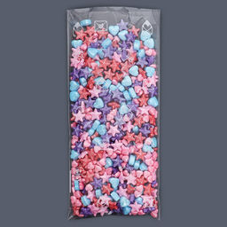 Цена за 100 шт. Пакет фасовочный БОПП, Почта любви 9?19 см - UPAK LAND фото 2