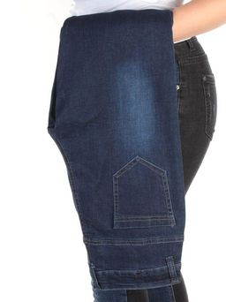 6625 DK. BLUE Джинсы зауженные женские ZAL