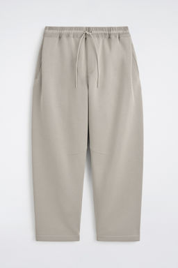 JOGGERS BARREL LEG OVERSIZE EN PIQU? DE ALGOD?N