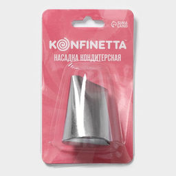 Насадка кондитерская KONFINETTA Лепесток большой, d=3.4 см, выход d=3 см, нержавеющая сталь  фото 6
