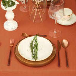 Скатерть Этель Kitchen 150×180 см, цвет оранжевый, 100% хлопок, саржа 220 г/м²