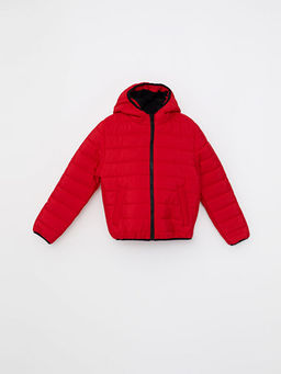 Kap??onlu Basic Erkek ?ocuk ?i?me Mont