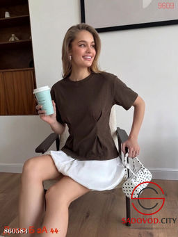 Футболка женская однотонная - Fiona фото 6