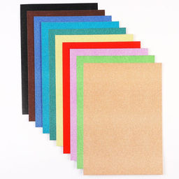 Картон цветной, с блёстками, 10 листов, 10 цветов, 250 грамм, А4, Минни Маус - Disney фото 3