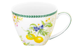 Чашка 250 мл с блюдцем для десерта 20*10*2 см Лимоны, NEW BONE CHINA - Elan gallery фото 8