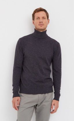Водолазка F021-15608 d.grey melange