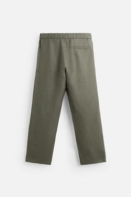 100% LINEN TROUSERS - Zara фото 12