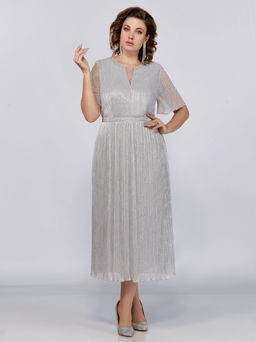 Платье Mira Fashion 5392S-Р серебро