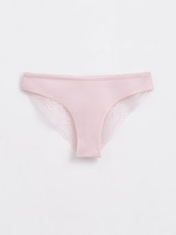 CONTE Трусы бикини из хлопка с кружевом LIGHT DAY LB 1271 light pink