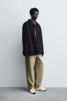 PANTAL?N RELAXED FIT ESTRUCTURA / Tostado - Zara фото 4