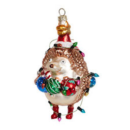 Ежик на празднике (стекло) 7х7х12,5 см - Holiday classics фото 2