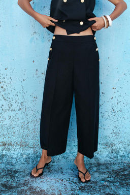 BUTTONED CULOTTES - Zara фото 3