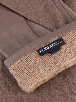 Перчатки женские 100% ш TOUCH IS0150 taupe - Eleganzza фото 3