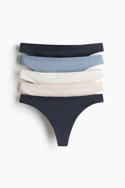 Pack 5 bragas thong Seamless - H&m фото 5