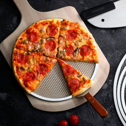 Форма-сетка для выпекания (пиццы и пирогов) "Хрустящая корочка", д28см, алюминиевая (Китай)