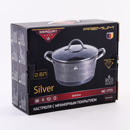 1773-1 Кастрюля с крышкой 2.8 л MercuryHaus (х4) - Mayer&boch фото 5