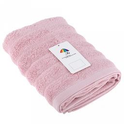 Полотенце махровое "Шелковый путь" 50х90см, хлопок 100%, розовый (Китай)