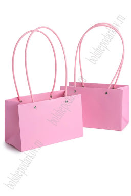 Сумка для цветов 22*13,5*10,5 см (10 шт) SF-7378, розовый №17