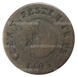 Монета 1 сантим 1809 года Вестфалия