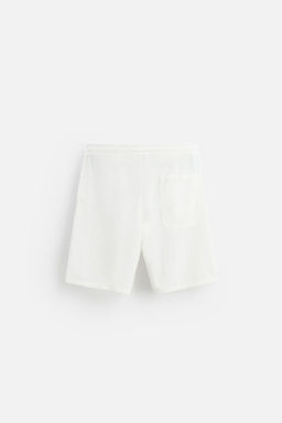 EMBROIDERED TEXTURED BERMUDA SHORTS - Zara фото 16