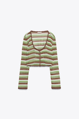 CROCHET JACKET - Zara фото 10