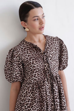 Martichelli Платье с анималистичным принтом  фото 12